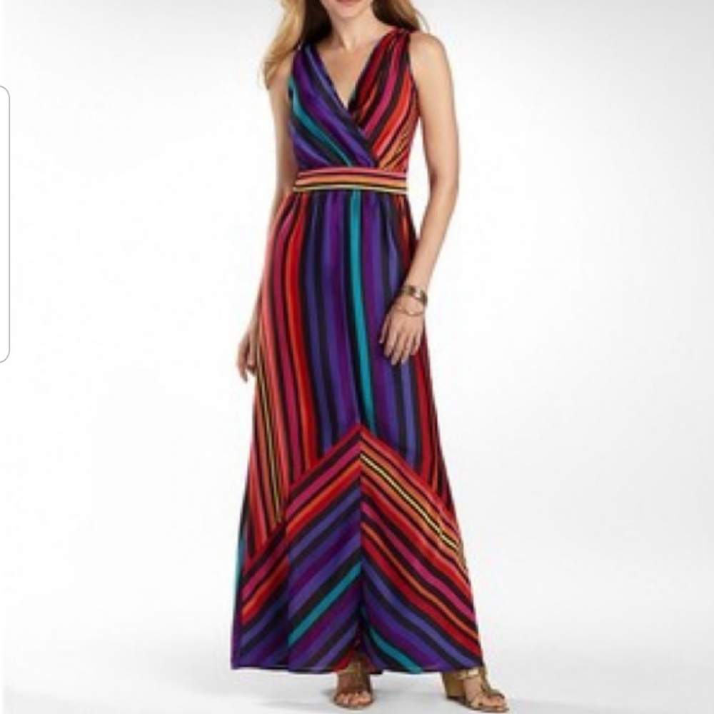 Worthington striped maxi dress